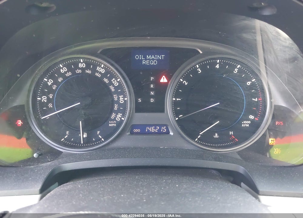 2008 LEXUS IS 250 VIN: JTHBK262985068317