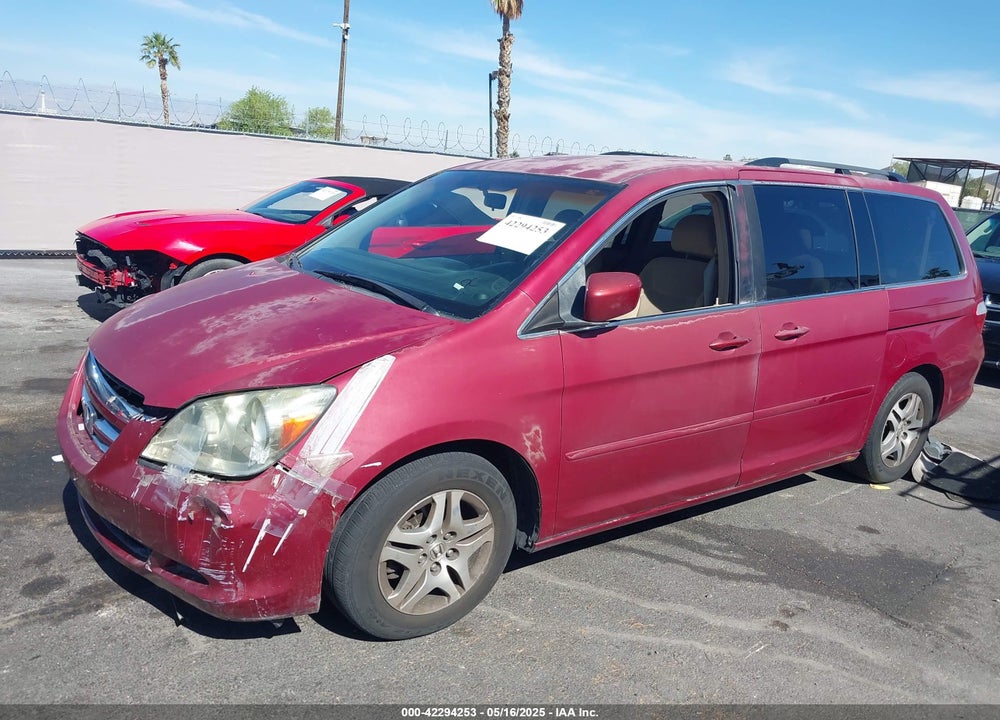 2005 HONDA ODYSSEY EX VIN: 5FNRL38445B401163