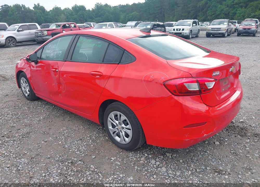 2019 CHEVROLET CRUZE CVT (FLEET ORDERS ONLY) VIN: 1G1BJ5SM8K7101860