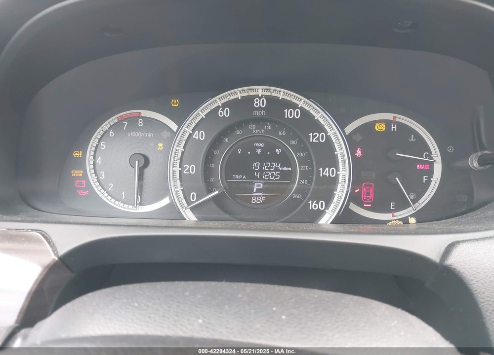 2017 HONDA ACCORD EX-L VIN: 1HGCR2F80HA091886