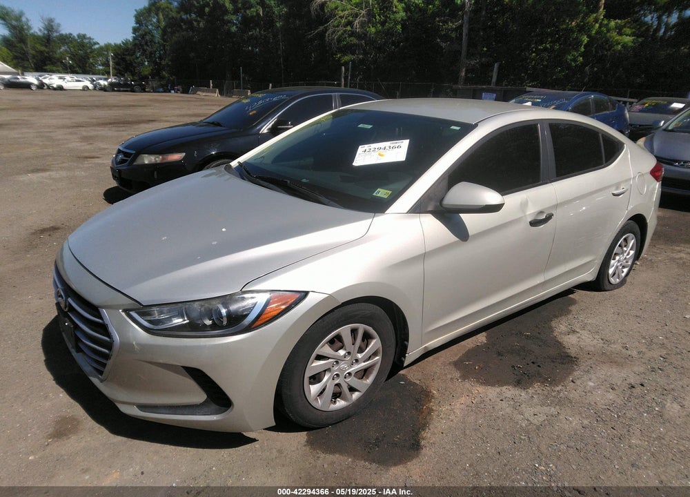 2017 HYUNDAI ELANTRA VIN: 5NPD74LF6HH166090
