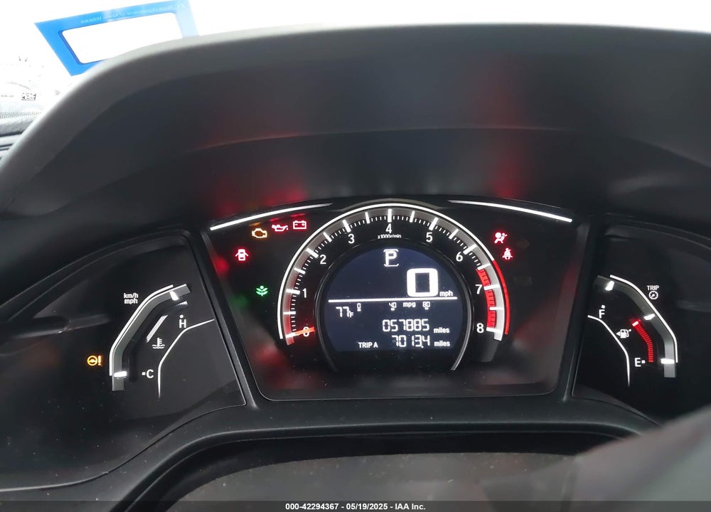 2018 HONDA CIVIC VIN: SHHFK7H43JU205091