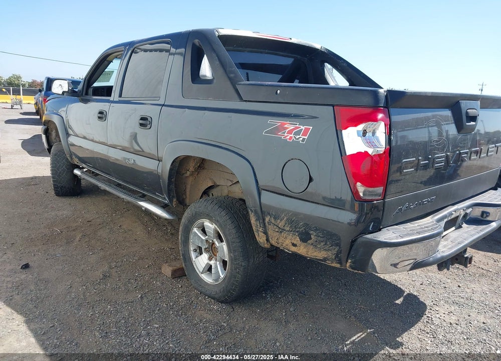 2004 CHEVROLET AVALANCHE 1500 VIN: 3GNEK12TX4G106137