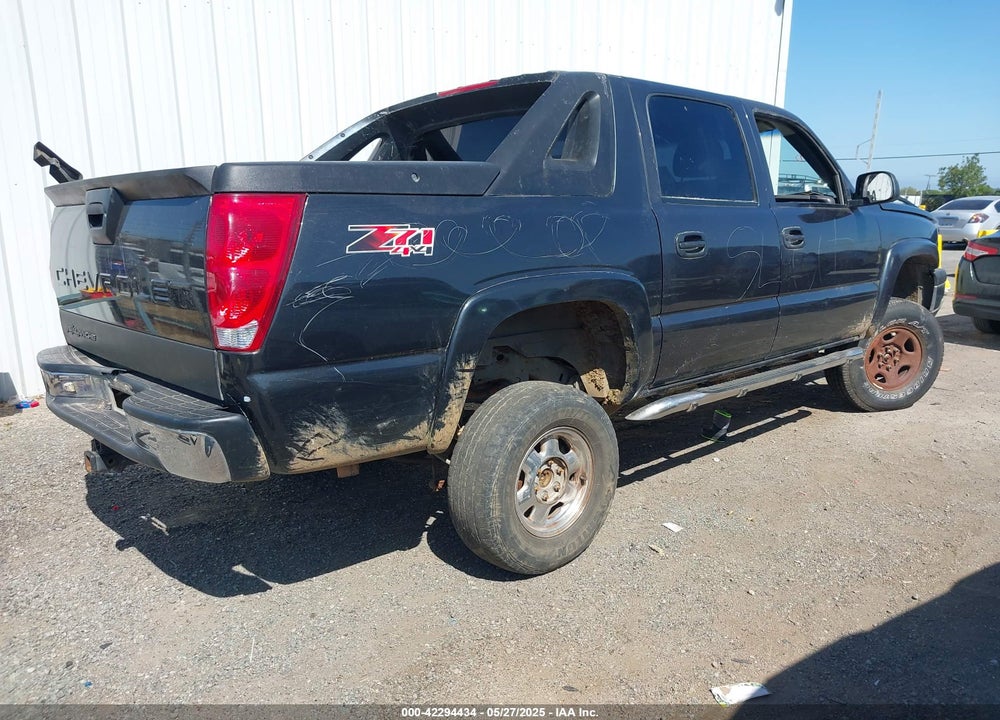 2004 CHEVROLET AVALANCHE 1500 VIN: 3GNEK12TX4G106137