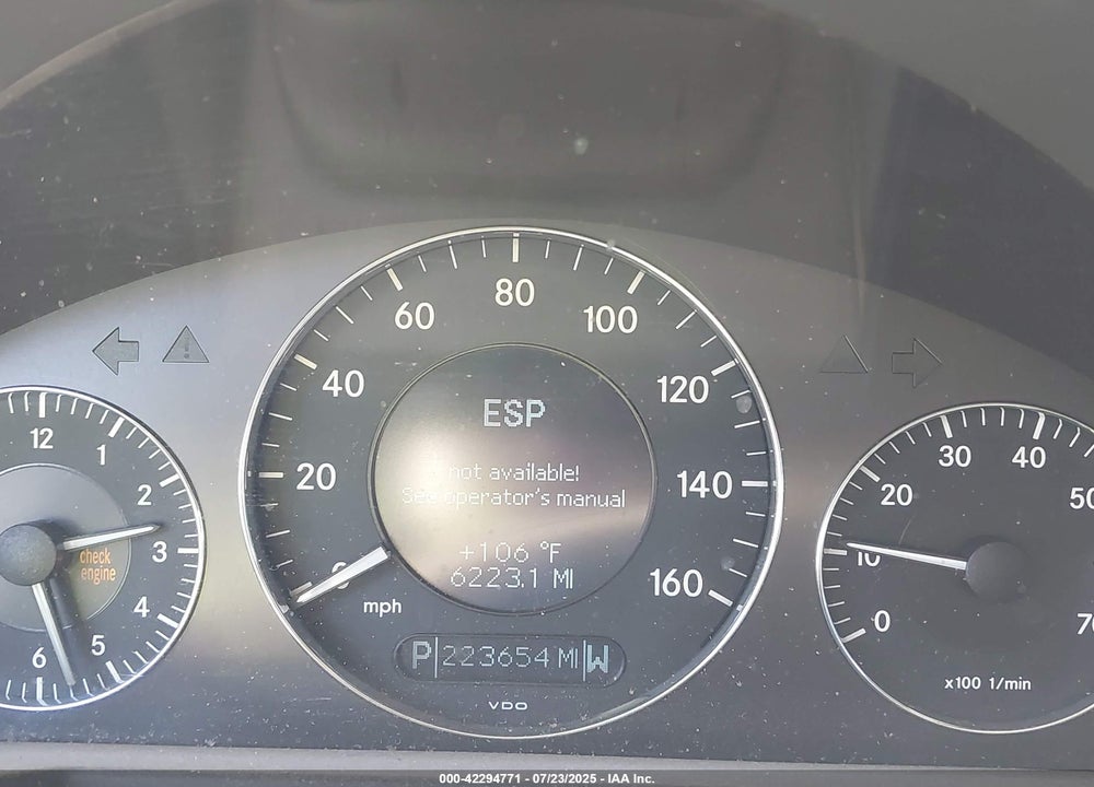 2003 MERCEDES-BENZ E 320 VIN: WDBUF65J23A134641