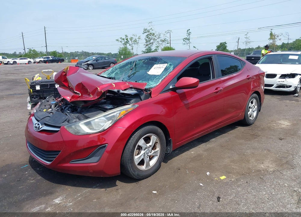2014 HYUNDAI ELANTRA VIN: 5NPDH4AE3EH541016