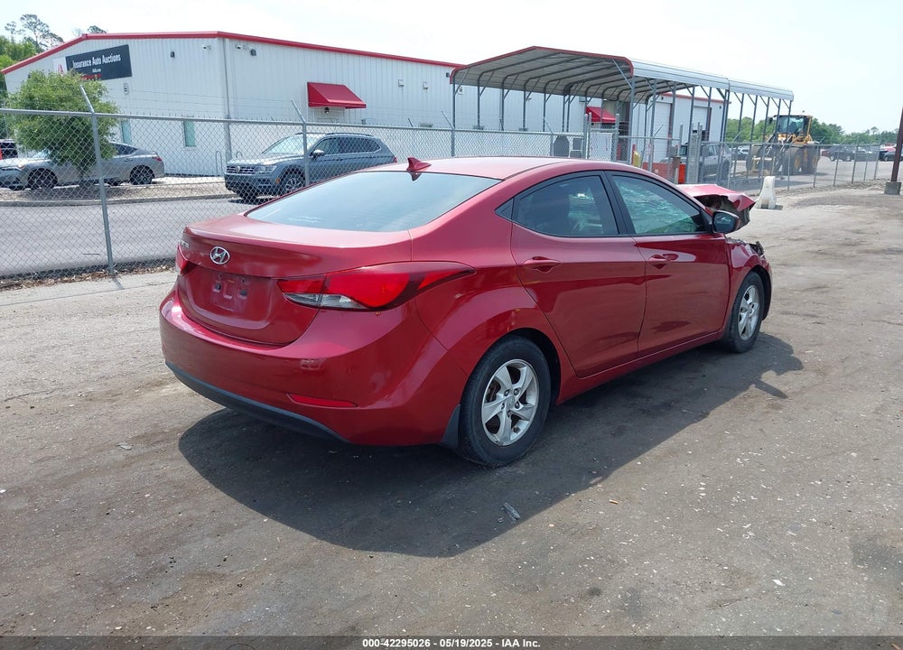 2014 HYUNDAI ELANTRA VIN: 5NPDH4AE3EH541016