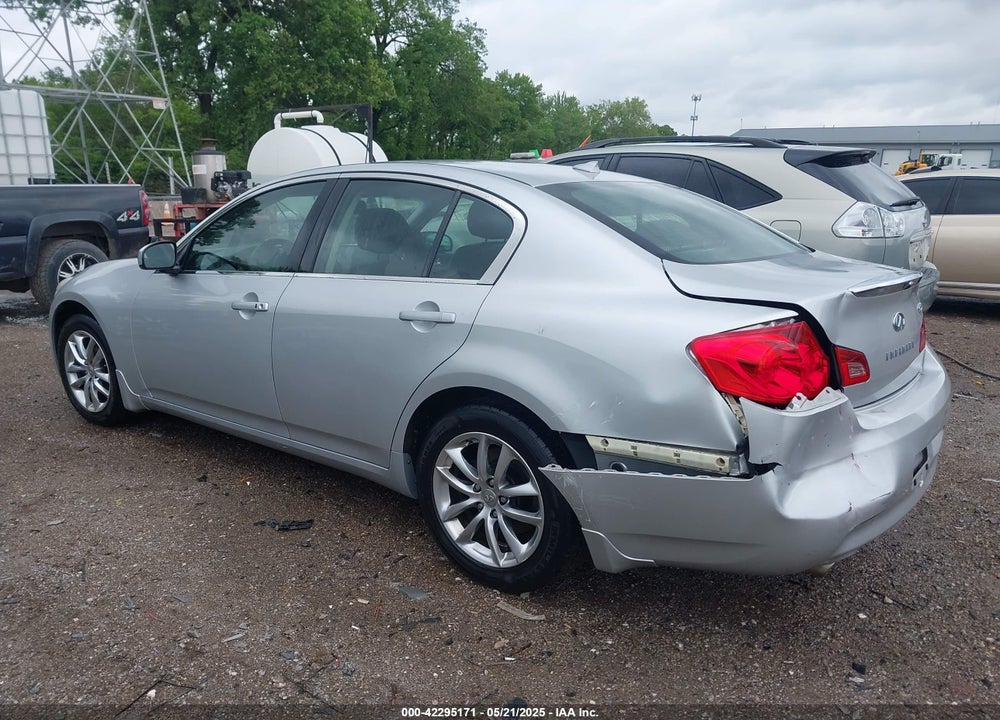 2007 INFINITI G35X VIN: JNKBV61F27M821313