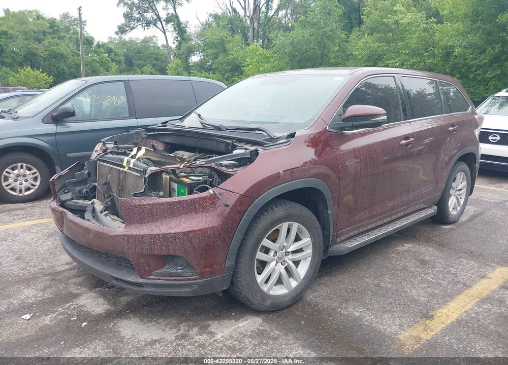 2015 TOYOTA HIGHLANDER LE V6 VIN: 5TDZKRFH4FS086907