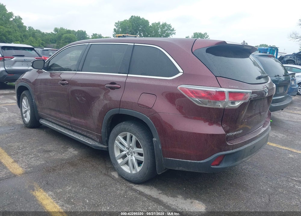 2015 TOYOTA HIGHLANDER LE V6 VIN: 5TDZKRFH4FS086907