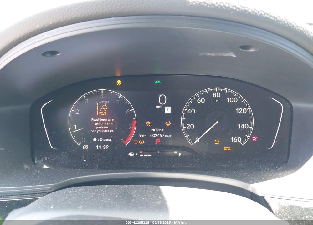 2025 HONDA CIVIC VIN: 19XFL2H89SE007739
