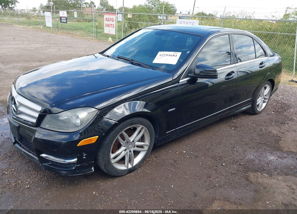 2012 MERCEDES-BENZ C 250 VIN: WDDGF4HB6CR214135