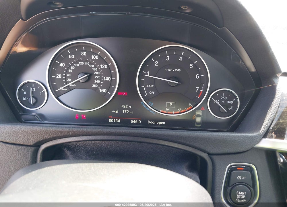 2016 BMW 328I VIN: WBA8E9C56GK646297