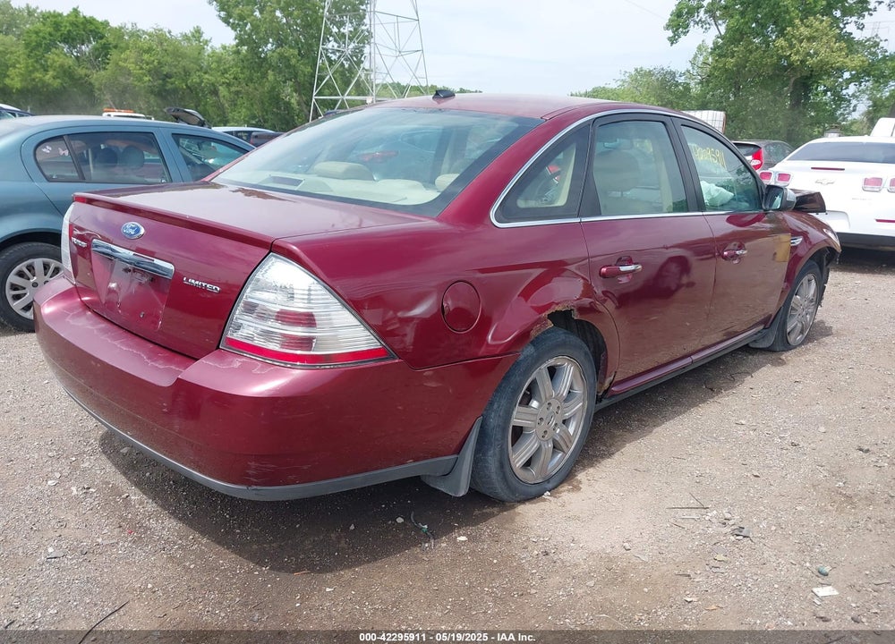 2008 FORD TAURUS LIMITED VIN: 1FAHP25W08G134166