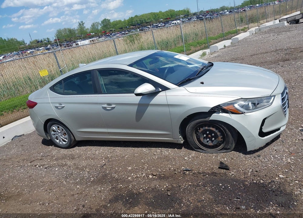 2017 HYUNDAI ELANTRA SE VIN: 5NPD74LF0HH100859