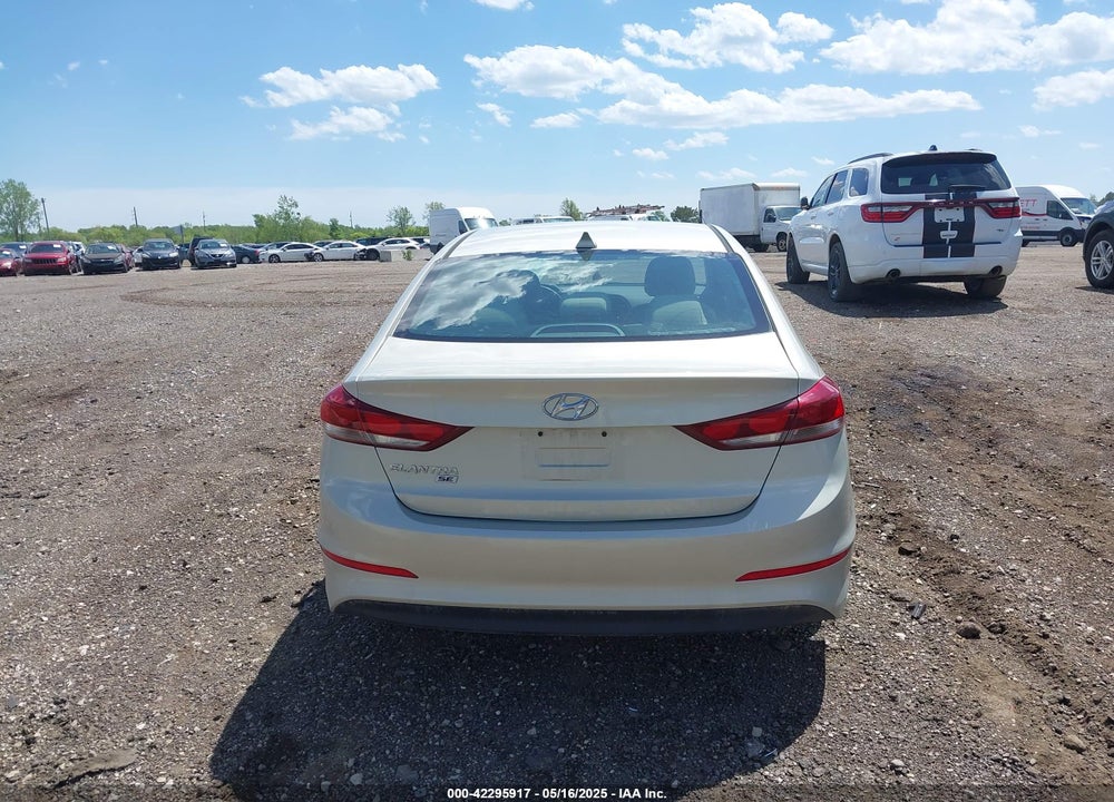 2017 HYUNDAI ELANTRA SE VIN: 5NPD74LF0HH100859