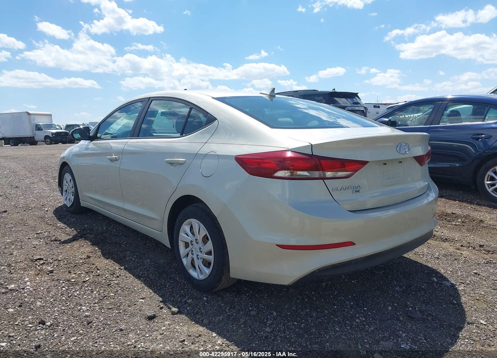 2017 HYUNDAI ELANTRA SE VIN: 5NPD74LF0HH100859