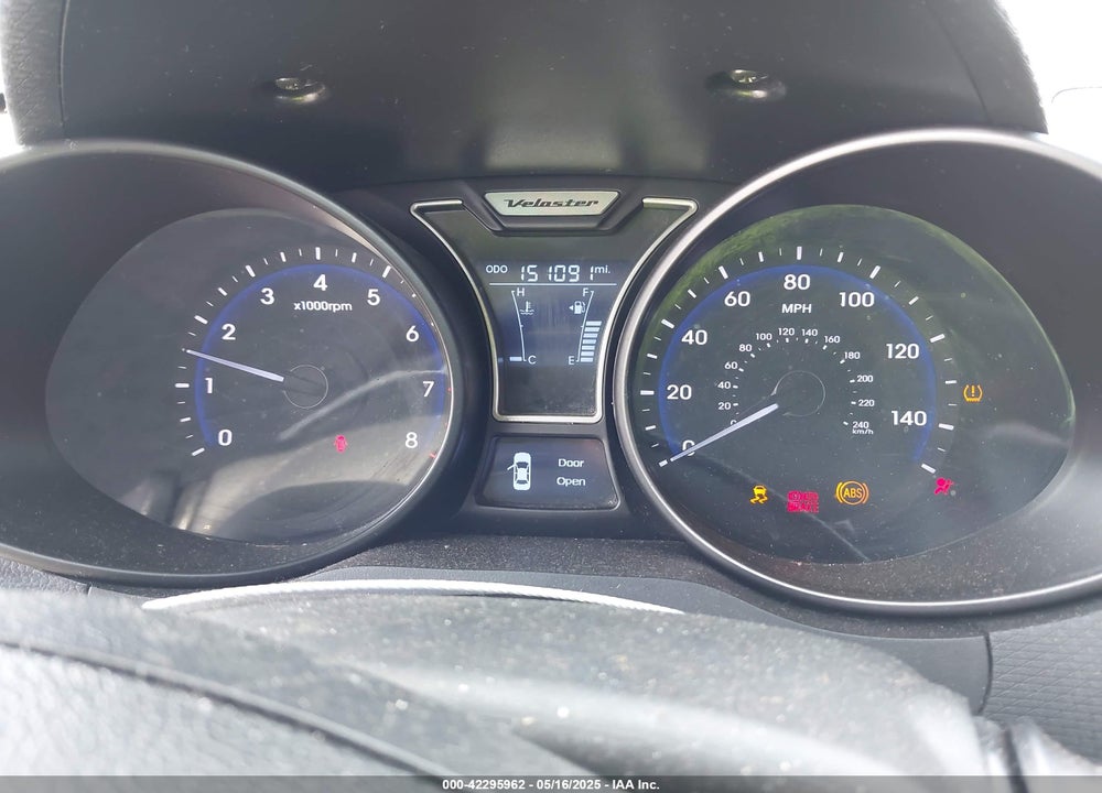 2013 HYUNDAI VELOSTER VIN: KMHTC6AE6DU112233