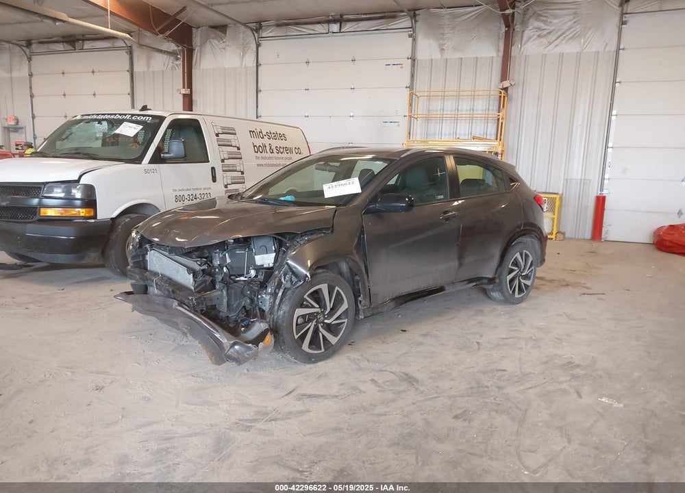 2019 HONDA HR-V VIN: 3CZRU6H18KG706038