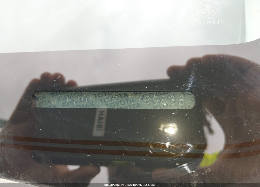 2020 TOYOTA 4RUNNER VIN: JTEBU5JR7L5789838