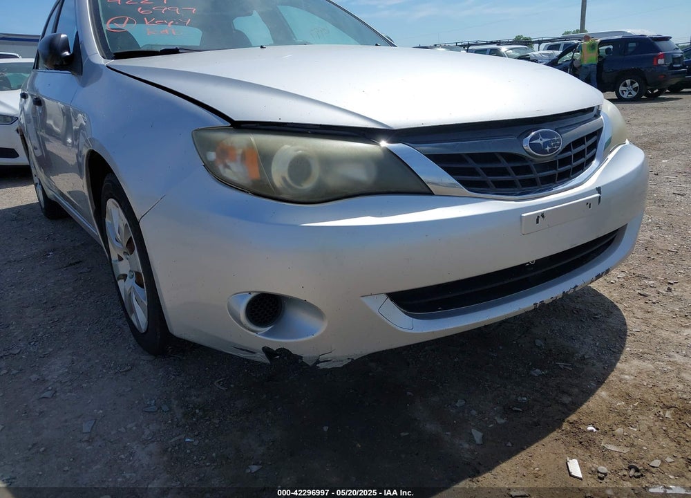 2008 SUBARU IMPREZA VIN: JF1GE61698H518309