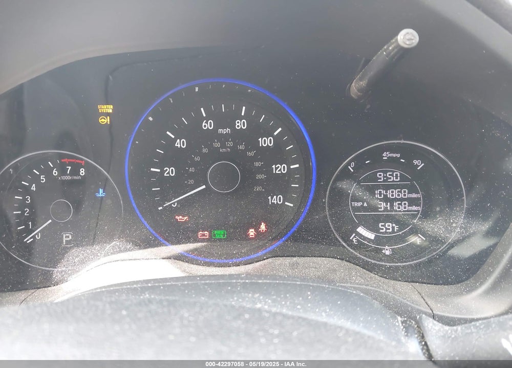 2018 HONDA HR-V VIN: 3CZRU6H52JM725820