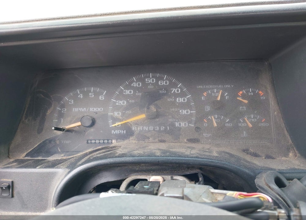 1998 GMC SIERRA 1500 SL WIDESIDE VIN: 1GTEK19MXWE552905