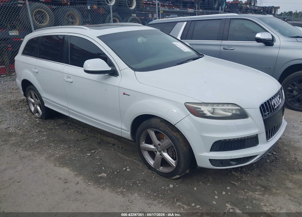 2012 AUDI Q7 3.0T S LINE PRESTIGE VIN: WA1DGAFE4CD004758