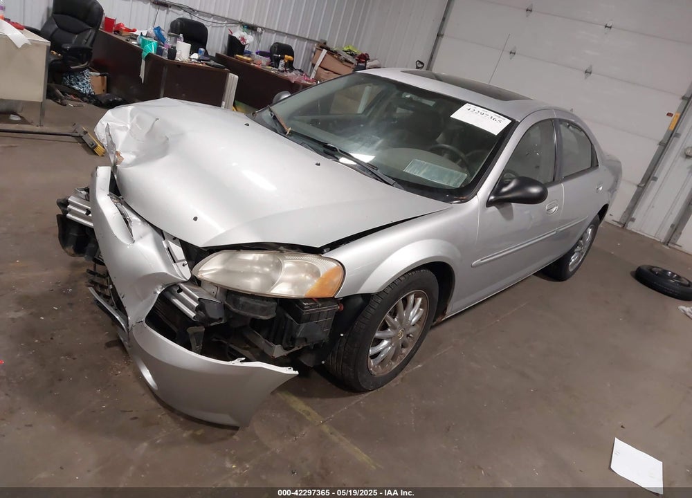 2002 CHRYSLER SEBRING LXI VIN: 1C3EL56R92N192996