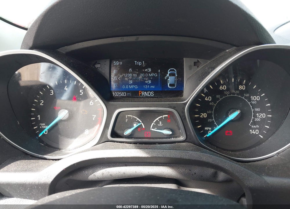 2017 FORD ESCAPE VIN: 1FMCU9J99HUC41851