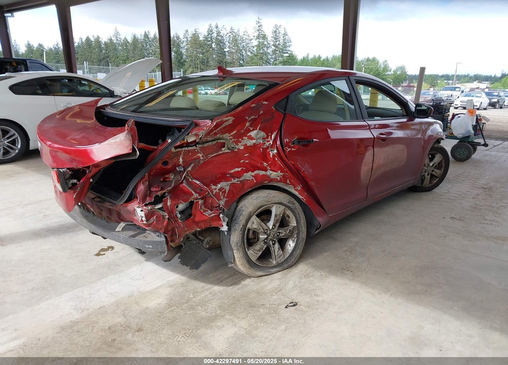 2013 HYUNDAI ELANTRA VIN: KMHDH4AEXDU794480