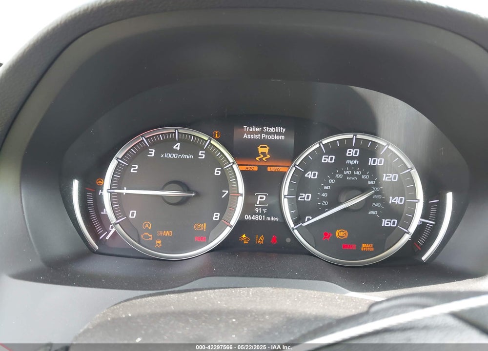 2020 ACURA MDX STANDARD VIN: 5J8YD4H32LL004598
