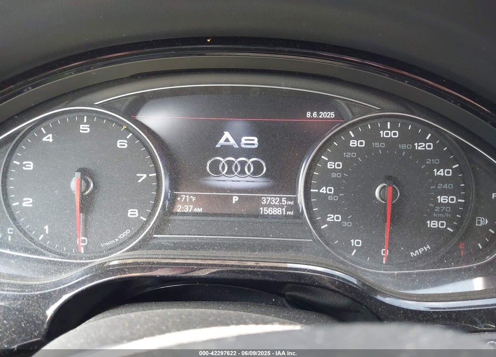 2011 AUDI A8 L 4.2 VIN: WAURVAFDXBN020316