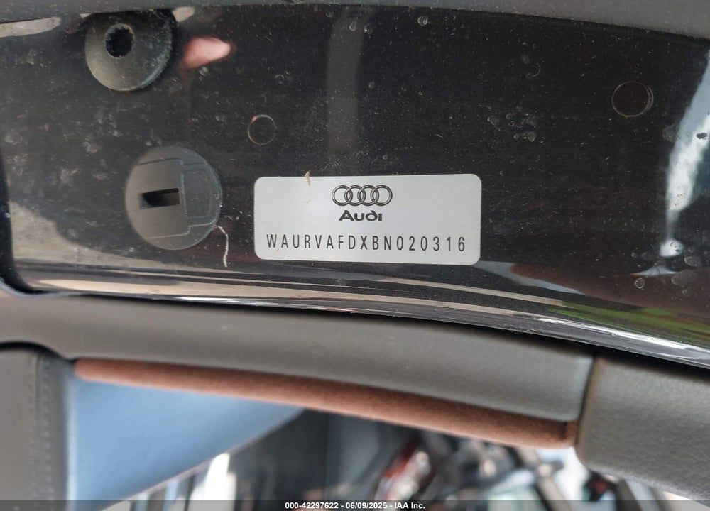 2011 AUDI A8 L 4.2 VIN: WAURVAFDXBN020316