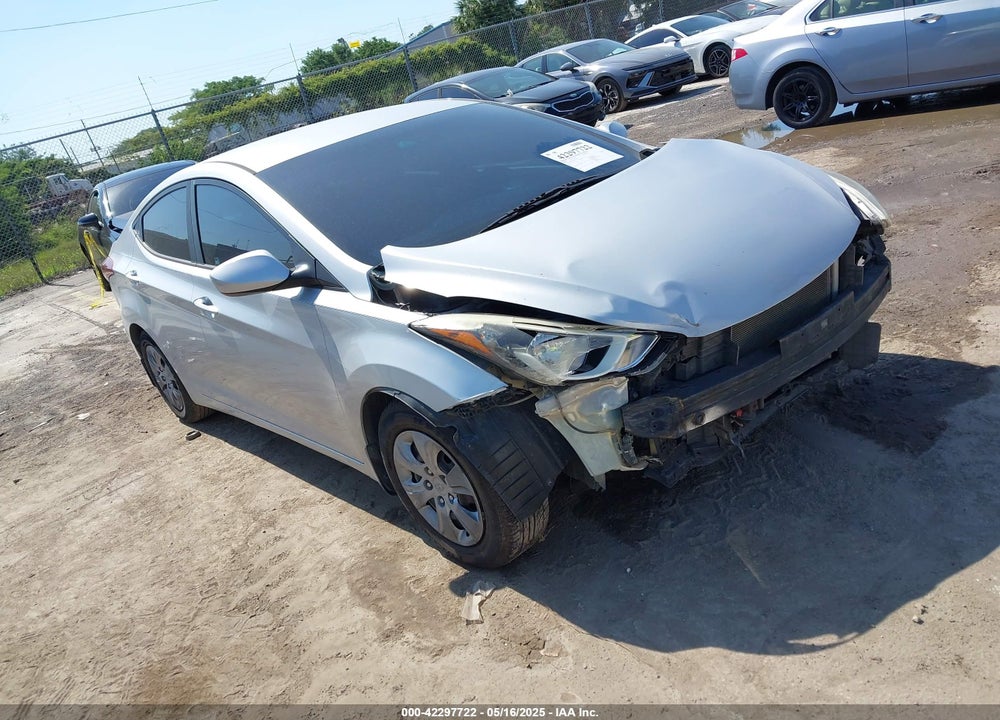 2016 HYUNDAI ELANTRA VIN: KMHDH4AE1GU575797