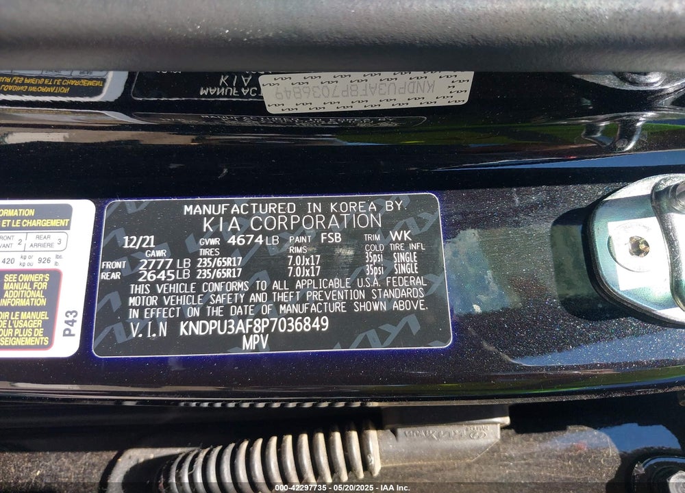 2023 KIA SPORTAGE LX VIN: KNDPU3AF8P7036849