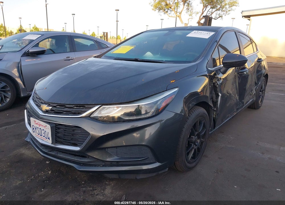 2017 CHEVROLET CRUZE VIN: 3G1BE6SM6HS616702