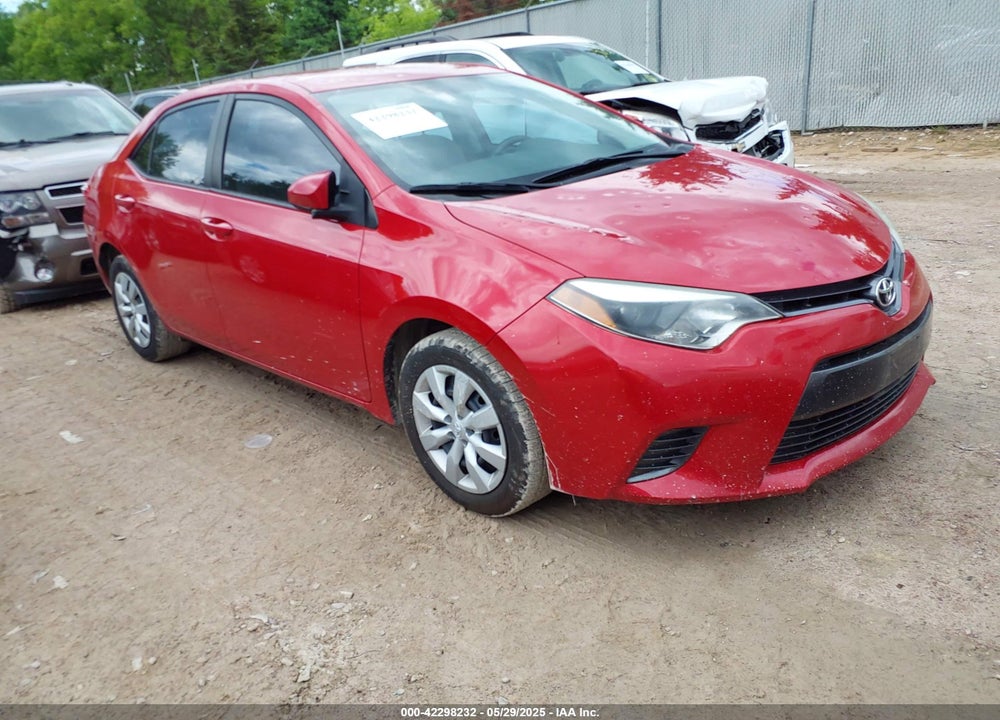 2016 TOYOTA COROLLA LE VIN: 2T1BURHE4GC701531