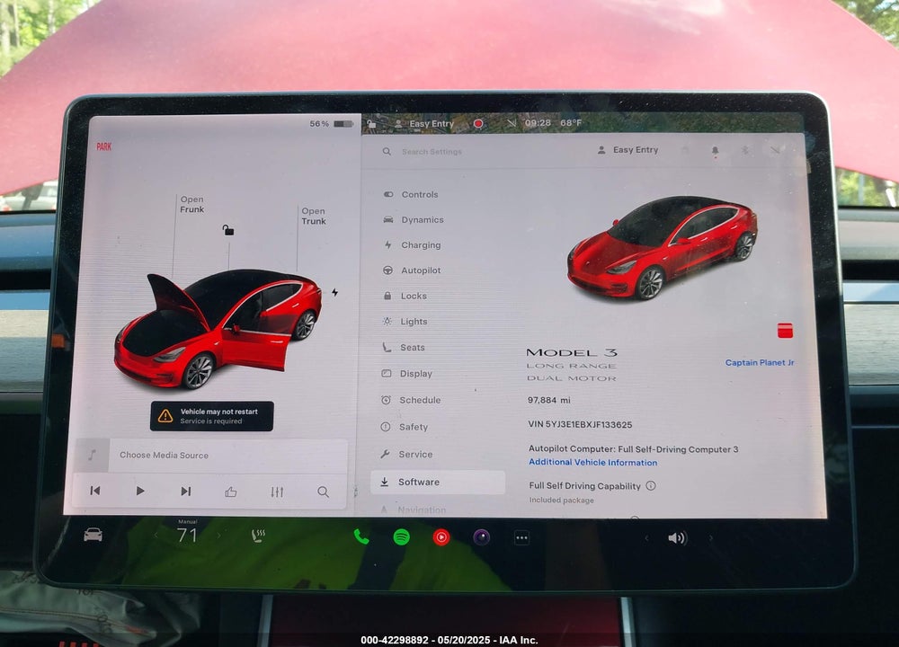 2018 TESLA MODEL 3 VIN: 5YJ3E1EBXJF133625