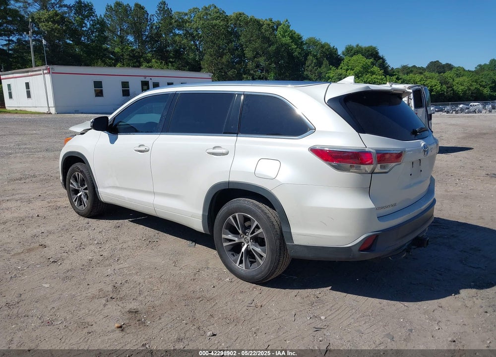2016 TOYOTA HIGHLANDER VIN: 5TDKKRFH4GS132237