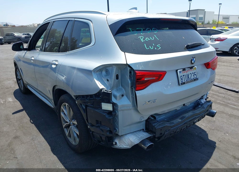 2019 BMW X3 SDRIVE30I VIN: 5UXTR7C59KLR51736