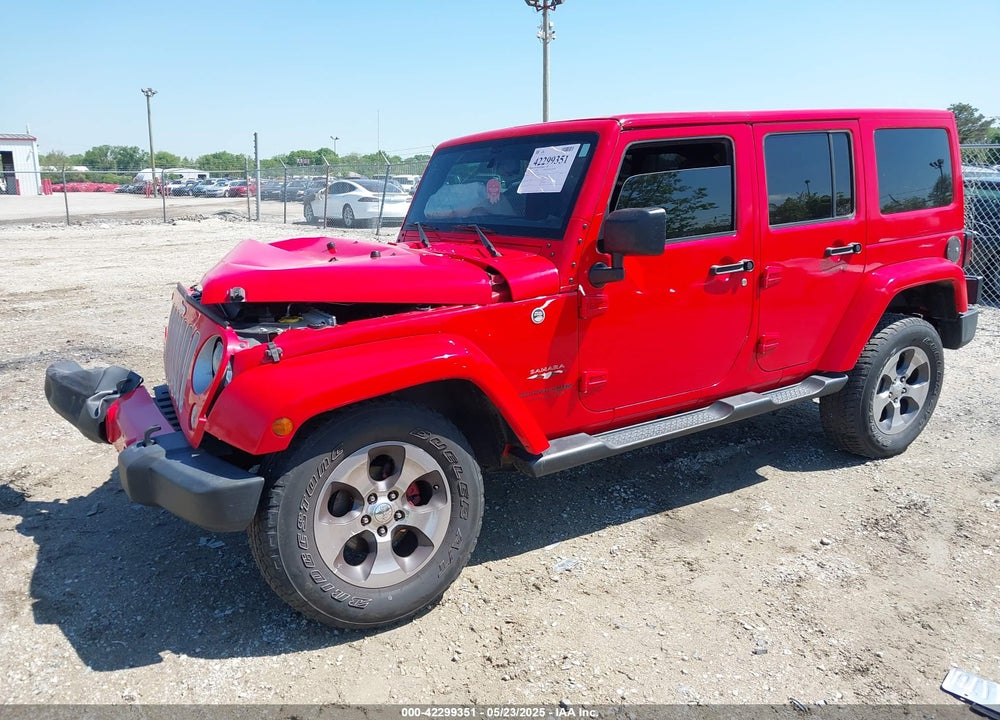 2018 JEEP WRANGLER JK UNLIMITED SAHARA VIN: 1C4HJWEG6JL893798