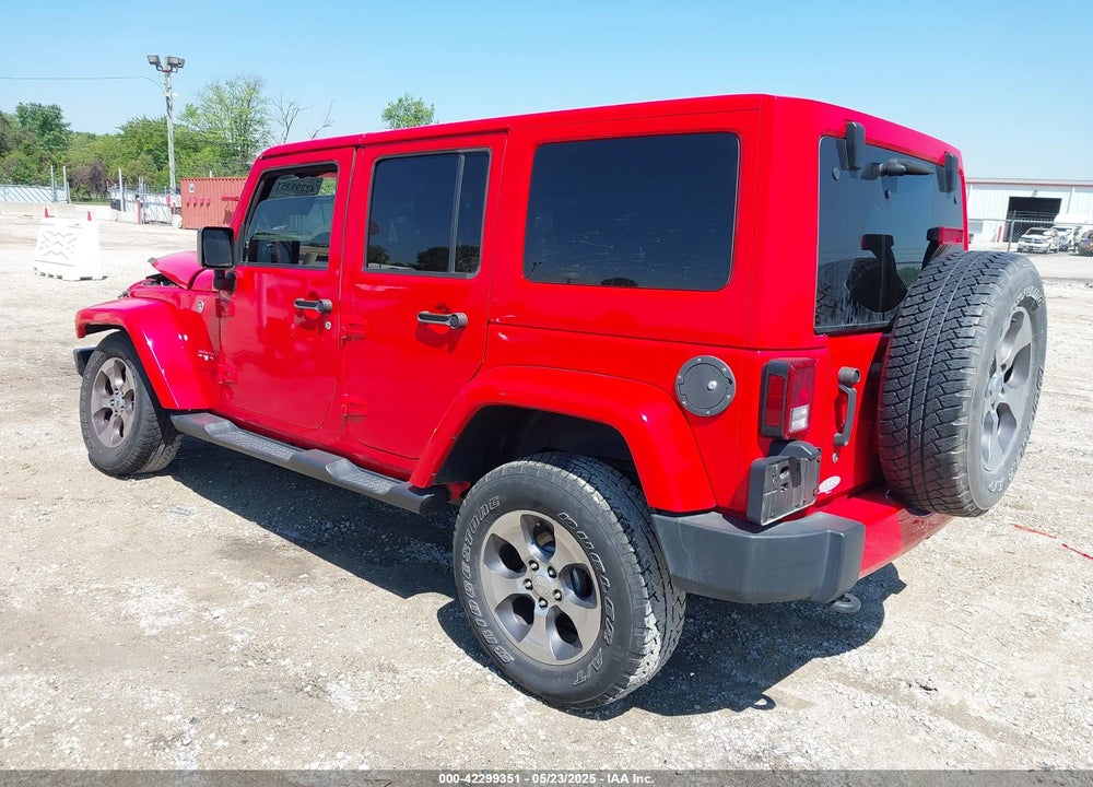 2018 JEEP WRANGLER JK UNLIMITED SAHARA VIN: 1C4HJWEG6JL893798