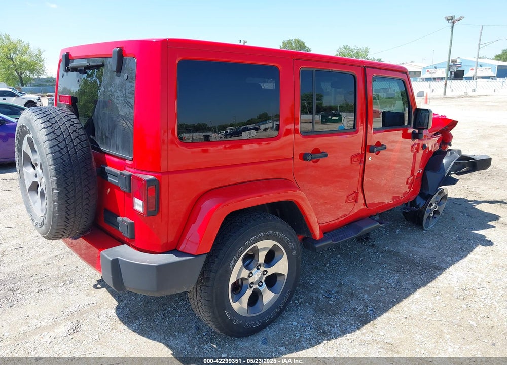 2018 JEEP WRANGLER JK UNLIMITED SAHARA VIN: 1C4HJWEG6JL893798
