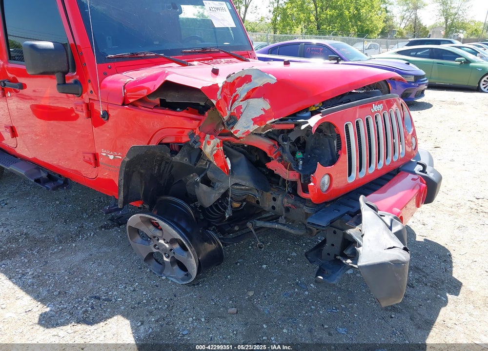 2018 JEEP WRANGLER JK UNLIMITED SAHARA VIN: 1C4HJWEG6JL893798