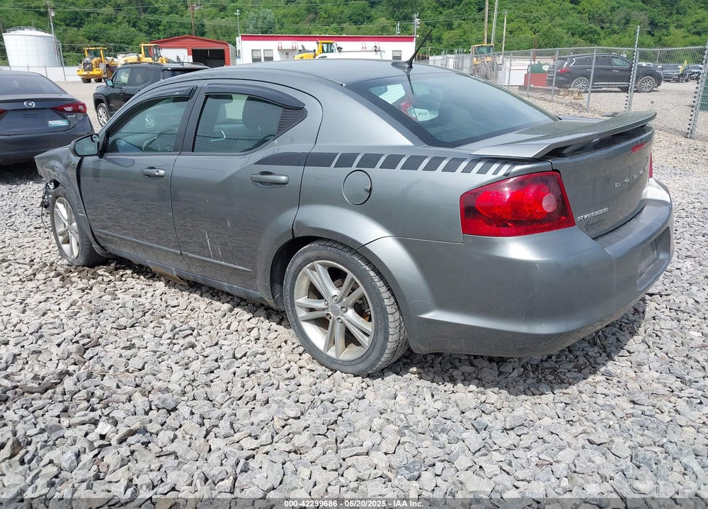 2011 DODGE AVENGER VIN: 1B3BD1FGXBN587385
