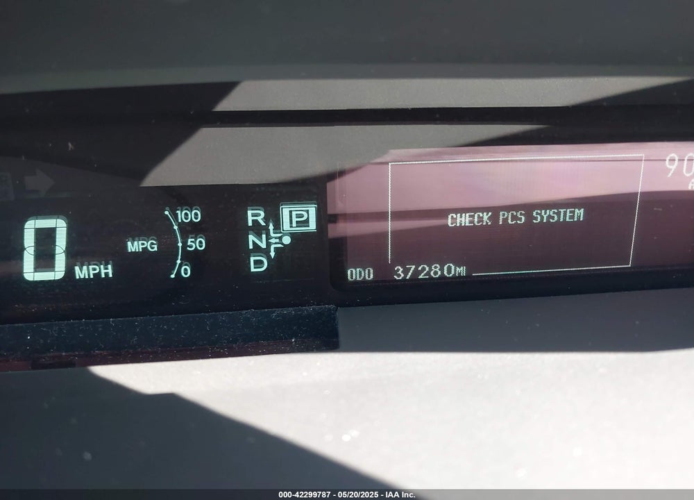 2012 TOYOTA PRIUS FIVE VIN: JTDKN3DU5C1599260