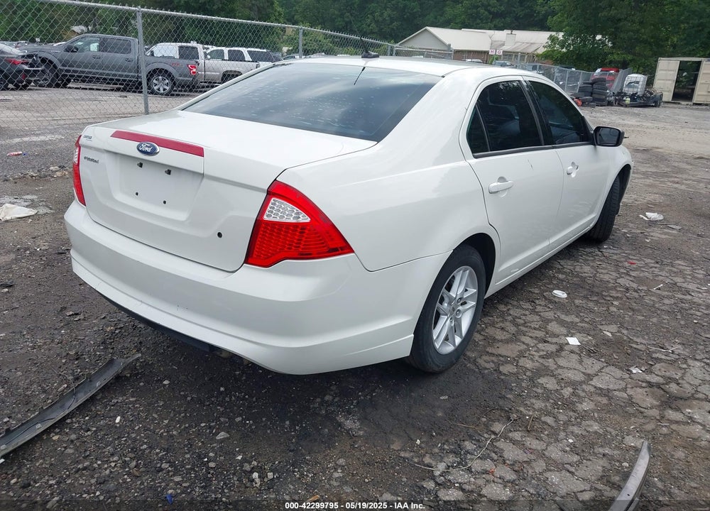 2012 FORD FUSION VIN: 3FAHP0GA6CR249250