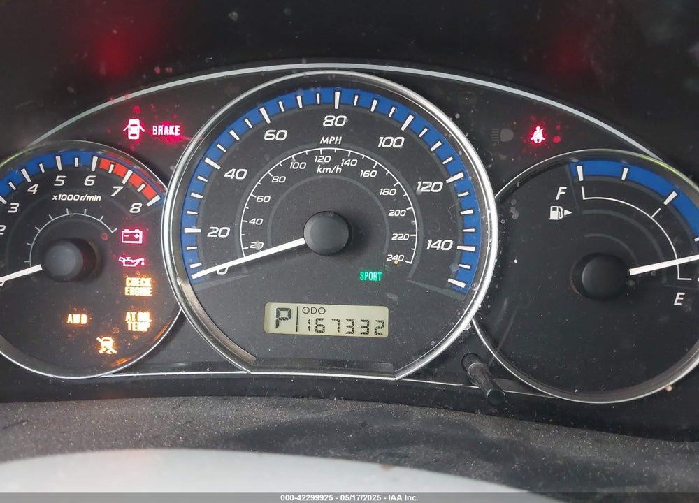 2010 SUBARU FORESTER VIN: JF2SH6BC0AH774328