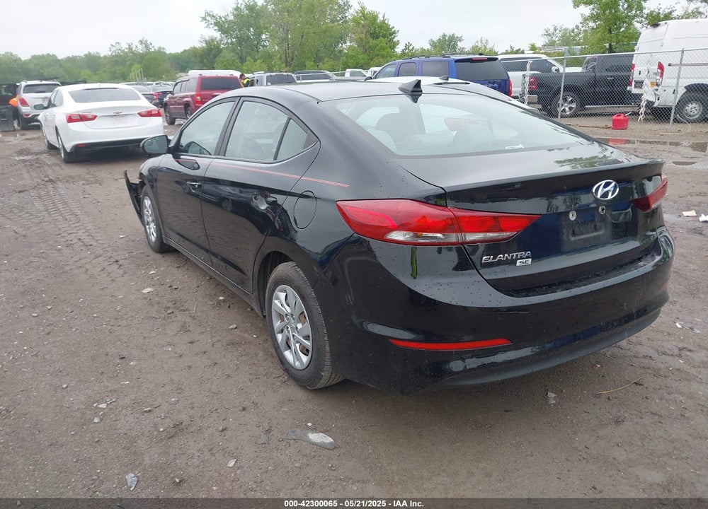 2017 HYUNDAI ELANTRA SE VIN: KMHD74LF3HU091950